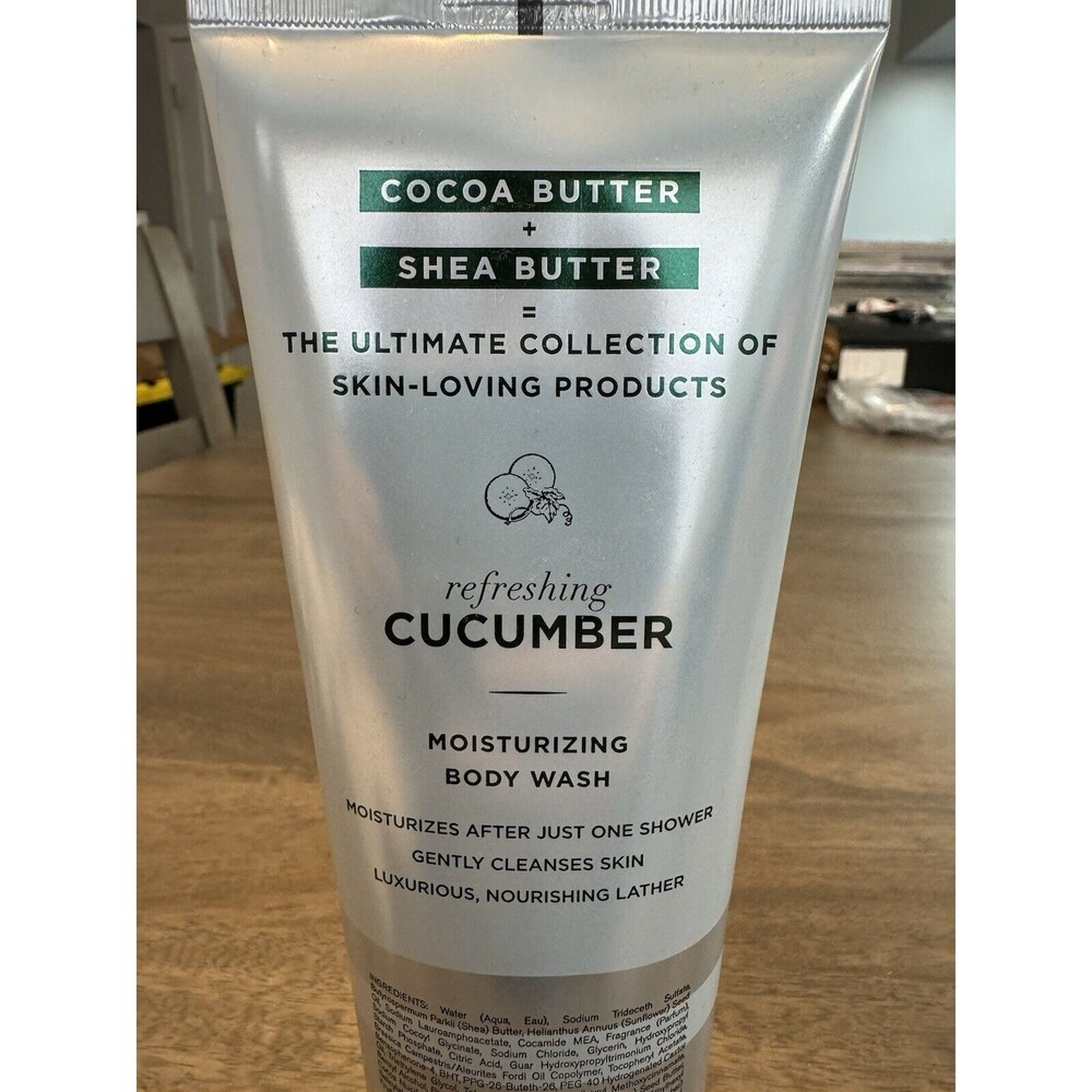 BATH & BODY WORKS Coco Shea Cucumber Moisturizing Body Wash 10 FL. OZ. NEW